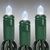 LED Christmas String Lights - 26 ft. - (50) Multi-Directional Winter White LED's - 6 in. Bulb Spacing - Green Wire Thumbnail