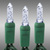 LED Mini Light Stringer - 17 ft. - (50) LEDs - Pure White - 4 in. Bulb Spacing - Green Wire Thumbnail