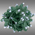 LED Christmas String Lights - 26 ft. - (50) Wide Angle Cool White LED's - 6 in. Bulb Spacing - Green Wire Thumbnail