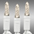 LED Mini Light Stringer - 17 ft. - (50) LEDs - Warm White - 4 in. Bulb Spacing - White Wire Thumbnail