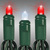 LED Christmas String Lights - 25 ft. - (50) Multi-Directional Candy Cane LED's - 6 in. Bulb Spacing - Green Wire Thumbnail