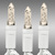 LED Mini Light Stringer - 24 ft. - (70) LEDs - Warm White - 4 in. Bulb Spacing - White Wire Thumbnail
