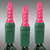 LED Mini Light Stringer - 17 ft. - (50) LEDs - Pink - 4 in. Bulb Spacing - Green Wire Thumbnail