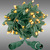 LED Christmas String Lights - 21 ft. - (50) Wide Angle Warm White Deluxe LED's - 5 in. Bulb Spacing - Green Wire Thumbnail
