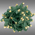 LED Christmas String Lights - 17 ft. - (50) Wide Angle Warm White LED's - 4 in. Bulb Spacing - Green Wire Thumbnail