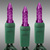 LED Mini Light Stringer - 17 ft. - (50) LEDs - Purple - 4 in. Bulb Spacing - Green Wire Thumbnail
