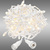 Warm White Icicle Lights - 8 ft. - 100 LED Mini Lights Thumbnail