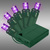 8.1 ft. Battery Operated Christmas Light Stringer - (20) Purple LED Bulbs Thumbnail