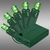 8.1 ft. Battery Operated Christmas Light Stringer - (20) Green LED Bulbs Thumbnail