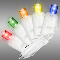 (20) LED - Multi-Color - 10 ft. Stringer for Boats and Cars - White Wire