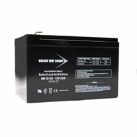 12 Volt - 12 Ah - AGM Battery - F1 Terminal - Sealed AGM - Bright Way Group BW12120F1