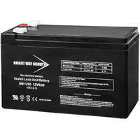 12 Volt - 9 Ah - AGM Battery - F1 Terminal - Sealed AGM - Bright Way Group BW1290F1