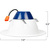 Natural Light - 1600 Lumens - 21 Watt - 3500 Kelvin - 6 in. Retrofit LED Downlight Fixture Thumbnail