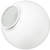 18 in. White Acrylic Globe Thumbnail