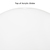 White - Acrylic Globe - American 3201-10020 Thumbnail