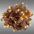 Rolled Mini Light Stringer - 26 ft. - (50) LEDs - Warm White Deluxe - 6 in. Bulb Spacing - Brown Wire Thumbnail