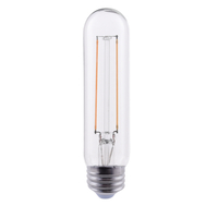 450 Lumens - 4 Watt - 2700 Kelvin - LED T10 Tubular Bulb - 40 Watt Equal - Incandescent Match - 120 Volt - PLT Solutions - PLT-11846