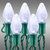 17 ft. - Cool White - LED C7 Christmas String Lights - 25 Bulbs Thumbnail