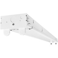 4 ft. LED Ready Strip Fixture - Double Lamp - Operates (2) 4 ft. T8 Single-Ended Power Direct Wire LED Lamp (Sold Separately) - 120-277 Volt - TCP 88LT800044