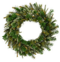 4 ft. Christmas Wreath - 280 Realistic Molded Tips - Cashmere Pine - Unlit - Vickerman A118347