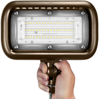 5400 Lumens - 45 Watt - 4000 Kelvin - LED Flood Light Fixture - 120 Lumens Per Watt - Replaces a 250 Watt Metal Halide - Knuckle Mount - 120-277 Volt - PLT-20153