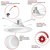 810 Lumens - 9 Watt - 2700 Kelvin - 5-6 in. Retrofit LED Downlight Fixture Thumbnail