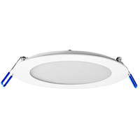 1100 Lumens - 16 Watt - 3000 Kelvin - 6 in. New Construction LED Downlight Fixture - Hardwire - 110 Watt Incandescent Equal - Round - White Trim - 90 CRI - 120 Volt - PLT-11665