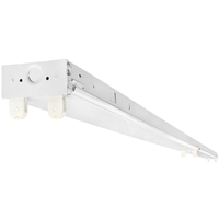 8 ft. LED Ready Strip Fixture - Four Lamps - Operates (4) 4 ft. T8 Double-Ended Power Direct Wire LED Lamps (Sold Separately) - 120-277 Volt - TCP GPS8WA4LT8B2