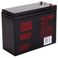 12 Volt - 7 Ah - AGM Battery - F1 Terminal - Sealed AGM - Interstate Batteries FAS1075