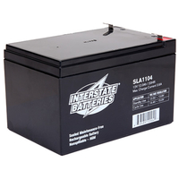 12 Volt - 12 Ah - AGM Battery - F2 Terminal - Sealed AGM - Interstate Batteries SLA1104