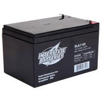 12 Volt - 12 Ah - AGM Battery - F1 Terminal - Sealed AGM - Interstate Batteries SLA1105