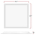 3330 Lumens - 30 Watt - 4000 Kelvin - 2 x 2 LED Panel Fixture Thumbnail