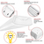 3500 Lumens - 40 Watt - 4000 Kelvin - 4 ft. x 5 in. LED Wraparound Fixture Thumbnail