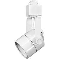 Track Light Fixture - Cylinder - White - MR16 GU10 Base - Operates up to 50 Watt Max. - Halo Track Compatible - 120 Volt - PLT Solutions PLT-10050