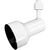 Track Light Fixture - Step-Down Cylinder - White - Black Baffle Thumbnail