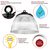 14,000 Lumens - 100 Watt - 5000 Kelvin - Round LED High Bay Fixture Thumbnail