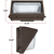 4375 Lumens - LED Wall Pack - 35 Watt - 4000 Kelvin Thumbnail