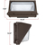 6250 Lumens - 50 Watt - 5000 Kelvin - LED Wall Pack Thumbnail