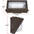 9375 Lumens - 75 Watt - 5000 Kelvin - LED Wall Pack Fixture Thumbnail