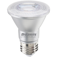 500 Lumens - 7 Watt - 2700 Kelvin - LED PAR20 Lamp - 50 Watt Equal - 25 Deg. Narrow Flood - Soft White - 120 Volt - Bulbrite 772751