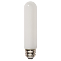 250 Lumens - 3 Watt - 3000 Kelvin - LED T10 Tubular Bulb - 25 Watt Equal - Halogen Match - 120 Volt - TCP FT1005D2530E26SFR95