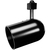 Track Light Fixture - Round Back Cylinder - Black - Black Baffle Thumbnail