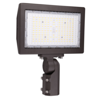 20,550 Lumens - 150 Watt - Color Selectable LED Flood Light Fixture - Kelvin 3000-4000-5000 - 140 Lumens Per Watt - Replaces a 400 Watt Metal Halide - Slipfitter Mount - 120-277 Volt - Halco 24901