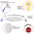 1100 Lumens - 16 Watt - 3000 Kelvin - 6 in. New Construction LED Downlight Fixture Thumbnail
