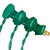 8 ft. - Green Wire - Christmas Mini Light String - (20) Blue Bulbs - 3 in. Bulb Spacing Thumbnail