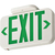 LED Exit Sign, Selectable Red or Green Letters, Single or Double Face ...