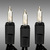 17 ft. - Black Wire - Christmas Mini Light String - (50) Clear Bulbs - 4 in. Bulb Spacing Thumbnail