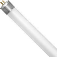 1650 Lumens - 13 Watt - 3500 Kelvin - 4 ft. LED T5 Tube Lamp - Type B Ballast Bypass - F28T5 Replacement - Single-Ended Power - 120-277 Volt - Case of 25 - TCP LT5HE13B135K