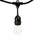 100 ft. Patio String Lights - Black Wire - 48 Suspended Sockets Thumbnail