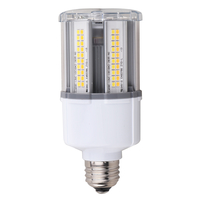 1860 Lumens - 12 Watt - Color Selectable LED Corn Bulb - Kelvin 3000-4000-5000 - 50 Watt Metal Halide Equal - Medium Base - 120-277 Volt - PLTS-12083